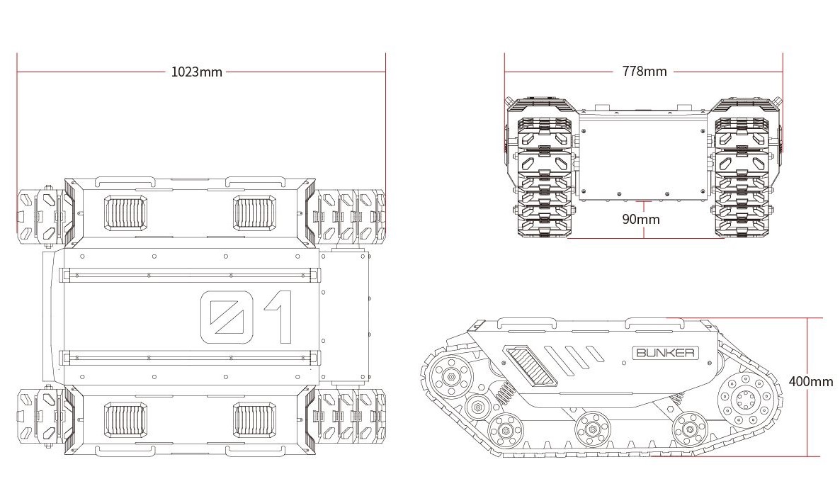 Bunker Dimensions